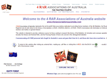 Tablet Screenshot of 4rarassociationsaustralia.com